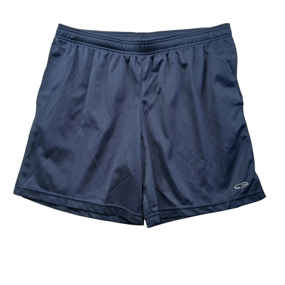 Champion C9 Mens Large Dark Navy Blue Duo Dry Athletic Training Shorts